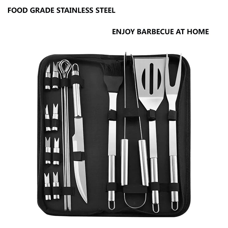 Stainless Steel BBQ Tools Set